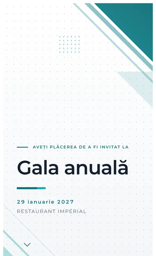 Invitație digitală de eveniment de firmă, model Business